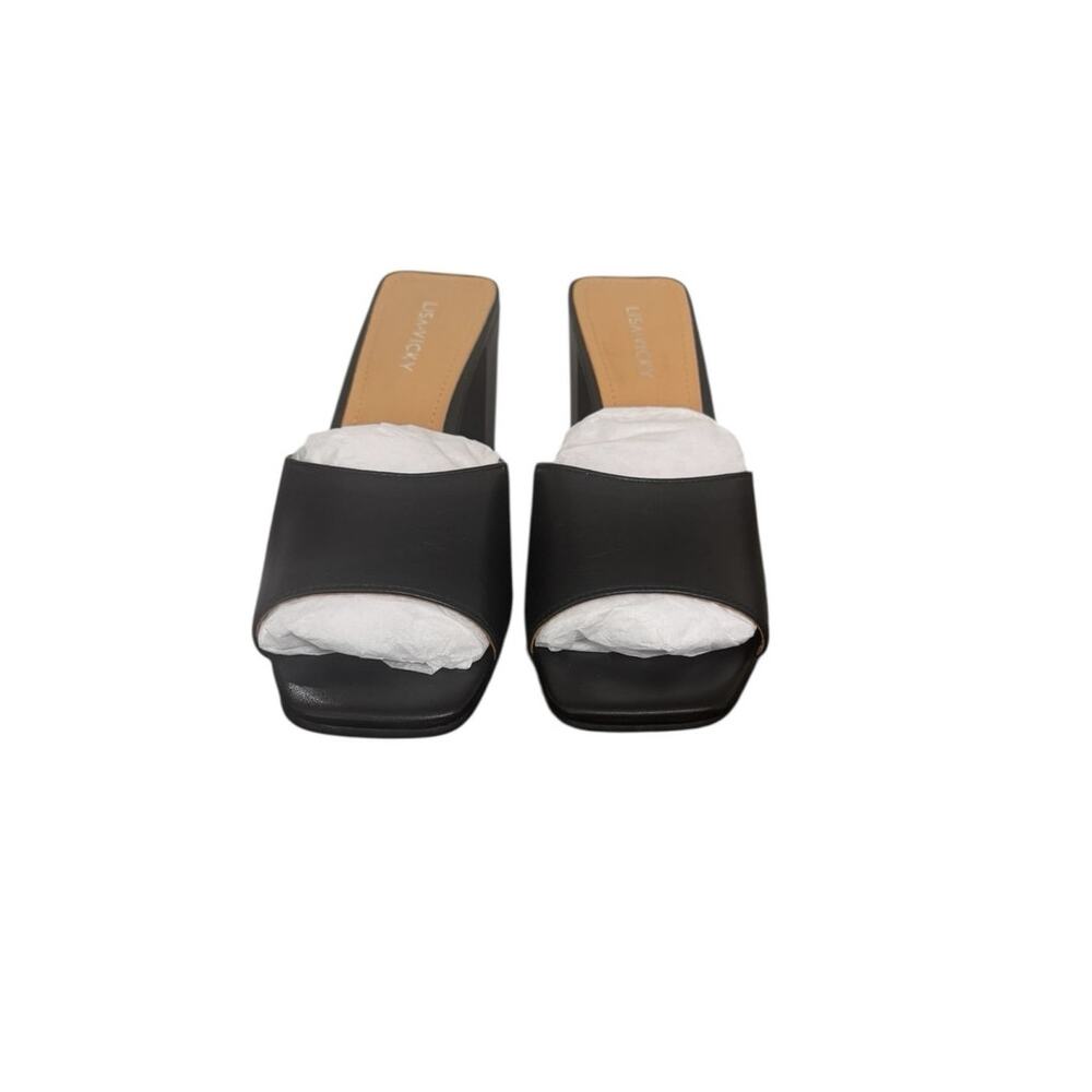 NIB! Lisa Vicky Vital Slide Open Toe Block Heel L… - image 4